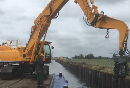 Voortgang vernieuwen oeverbeschoeiing Noordhollandsch Kanaal