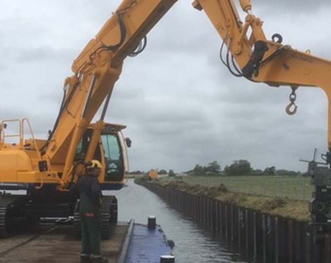 Voortgang vernieuwen oeverbeschoeiing Noordhollandsch Kanaal Voortgang vernieuwen oeverbeschoeiing Noordhollandsch Kanaal