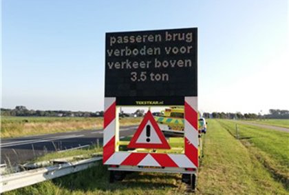 Sint Maartensvlotbrug gesloten verkeer zwaarder dan 3,5 ton