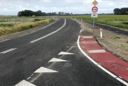 Asfaltwerkzaamheden Medemblikkerweg (N240b) afgerond